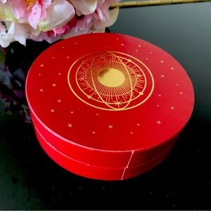 Cartier 2024 Holiday Red Round Gift Box Empty Jewelry Storage Decor